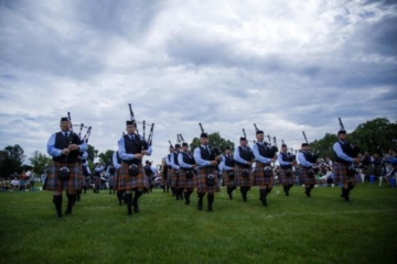 Pipe Bands at the Highland Games