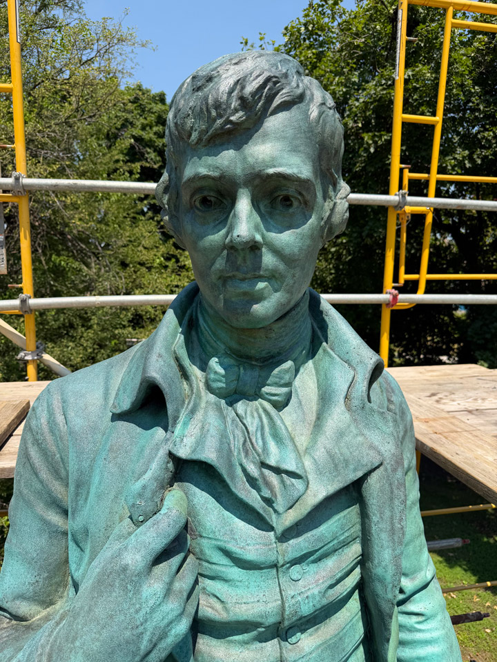 Burns Monument Patina Restoration