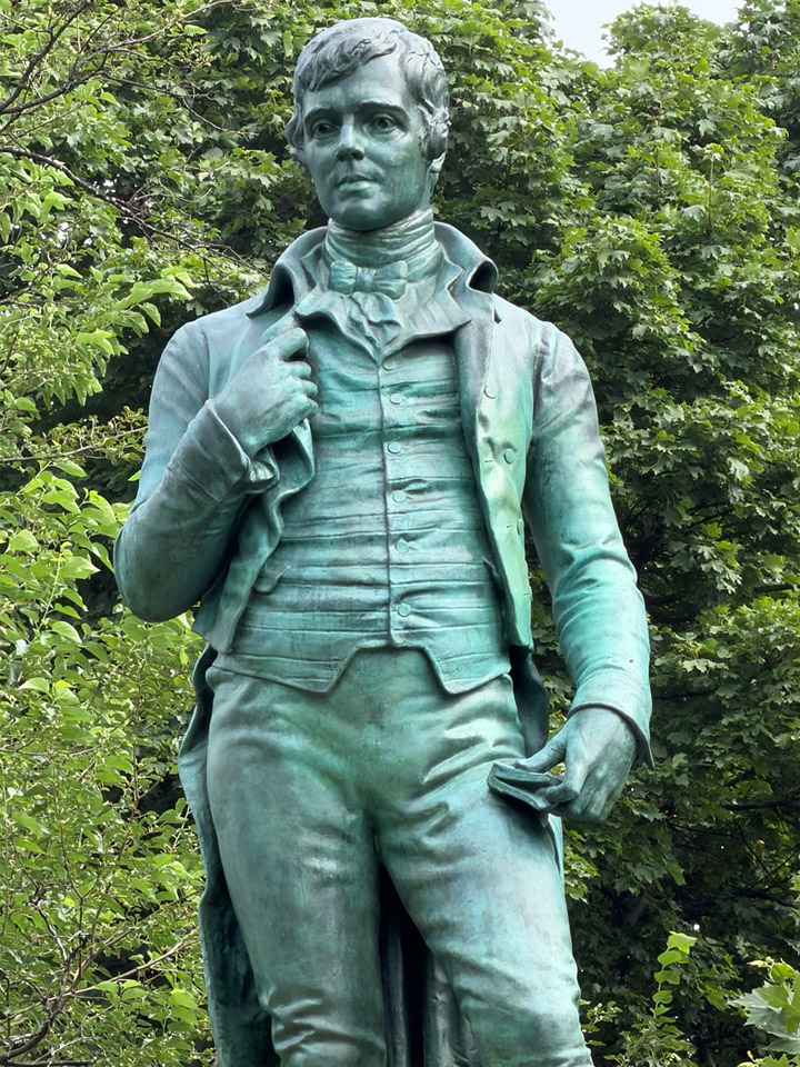 Robert Burns Statue Restoration in Chicago, IL