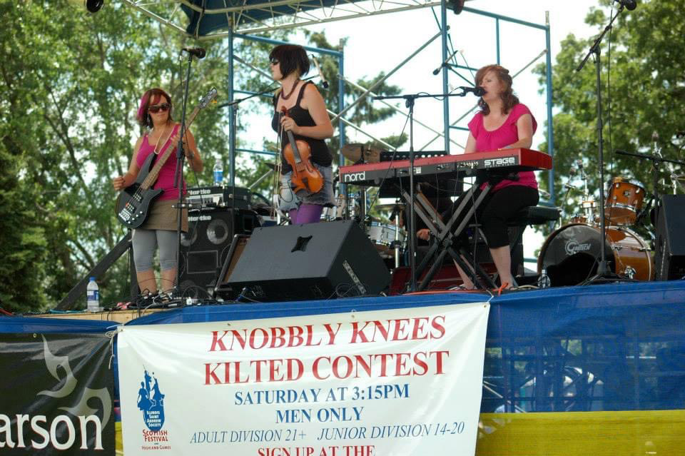 Female Band Performing