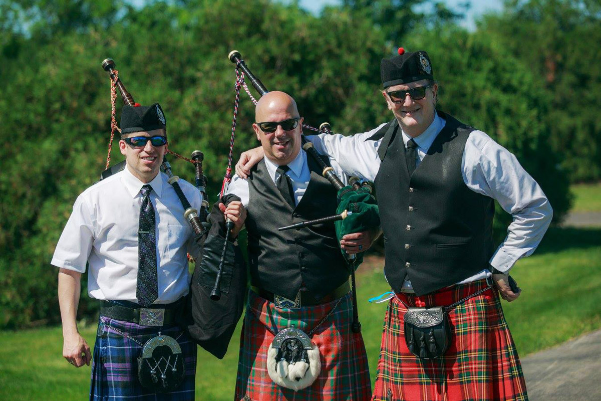 Scottish Festival and Highland Games Bagpipers