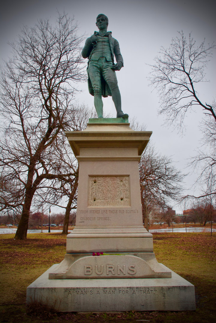 Robert Burns Statue in Garfield Park, Chicago