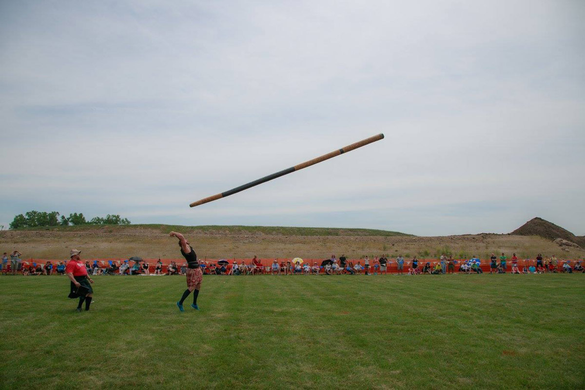 Highland Games Throwing Competition