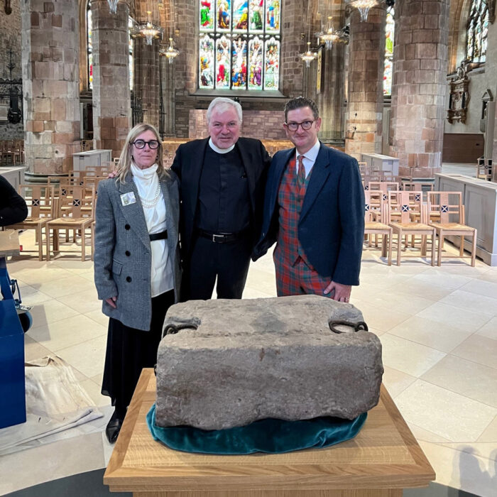 Gus Noble represents the Scottish diaspora at the National Service of Thanksgiving and Dedication at St Giles’ Cathedral, Edinburgh
